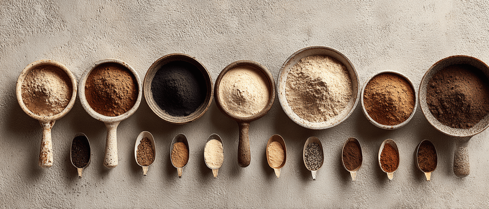 Natural powders and spices